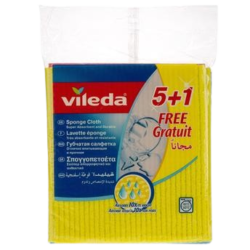 Vileda Sponge Cloth 5+1
