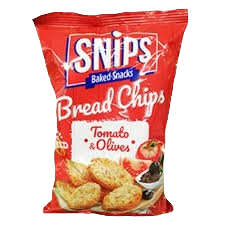 SNIPS Bread Chips 90Gr Tomato & Olive