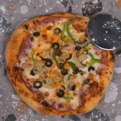 Mortadella Pizza Large