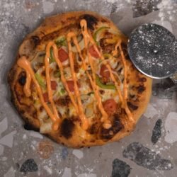 Sweet & Sour Chicken Pizza Large