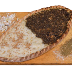 Half Zaatar & Cheese Mankouche