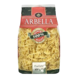 Arbella Spaghetti Butterfly 400g