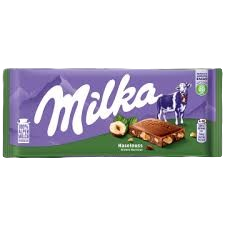 Milka Hazelnut Chocolate 92g