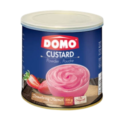 Domo Custard Strawberry 300g