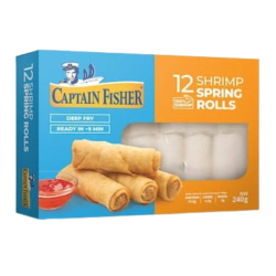 Captain Fisher Shrimp Spring Rolls 12Pcs 240g