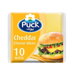 Puck Cheddar Cheese Slices 10Pcs 170g