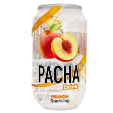 Pacha Sparkling Water Peach 330ml
