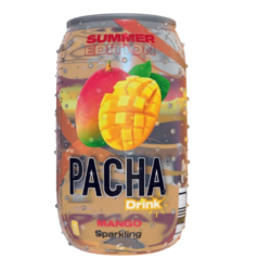Pacha Sparkling Water Mango 330ml