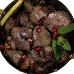 Chicken Liver With Pomegranate
